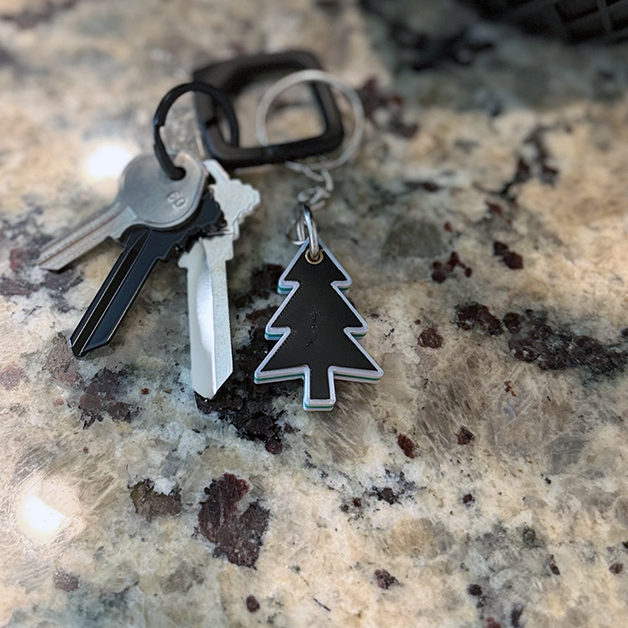 Evergreen Keychain