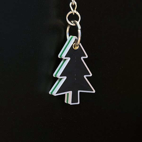 Evergreen Keychain