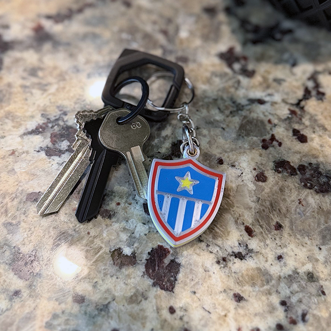 Shield Keychain