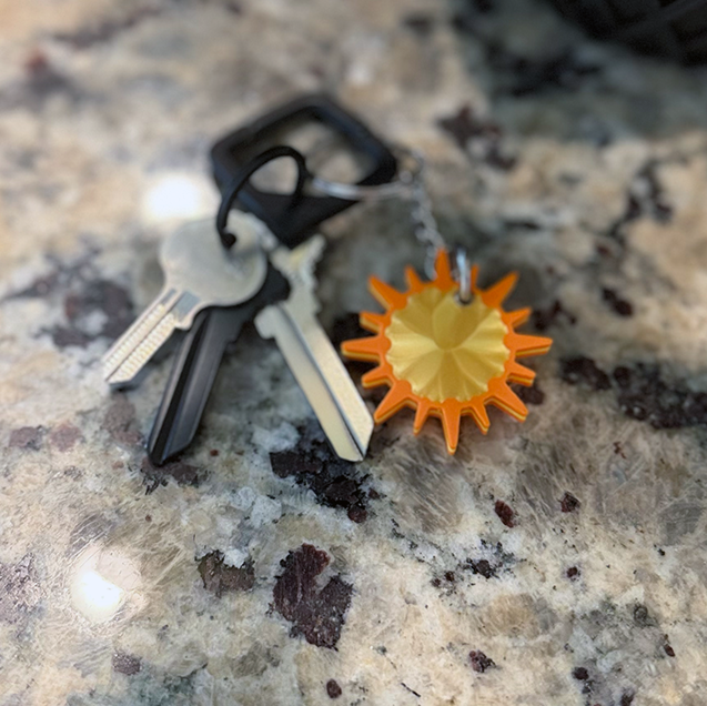 Sunburst Keychain
