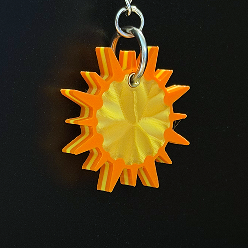 Sunburst Keychain