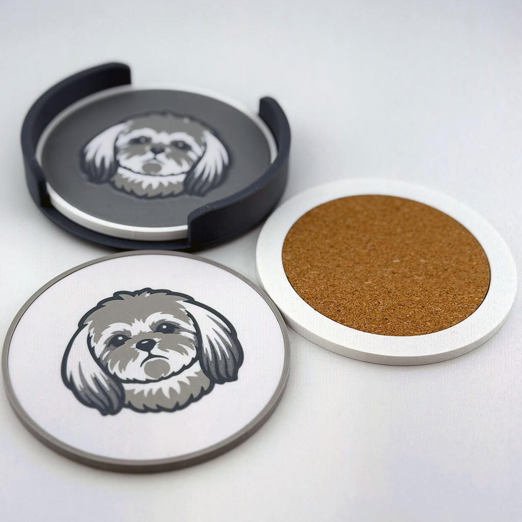 Custom Pet Portrait Coaster