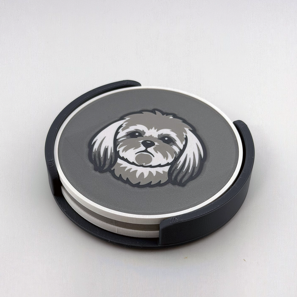 Custom Pet Portrait Coaster
