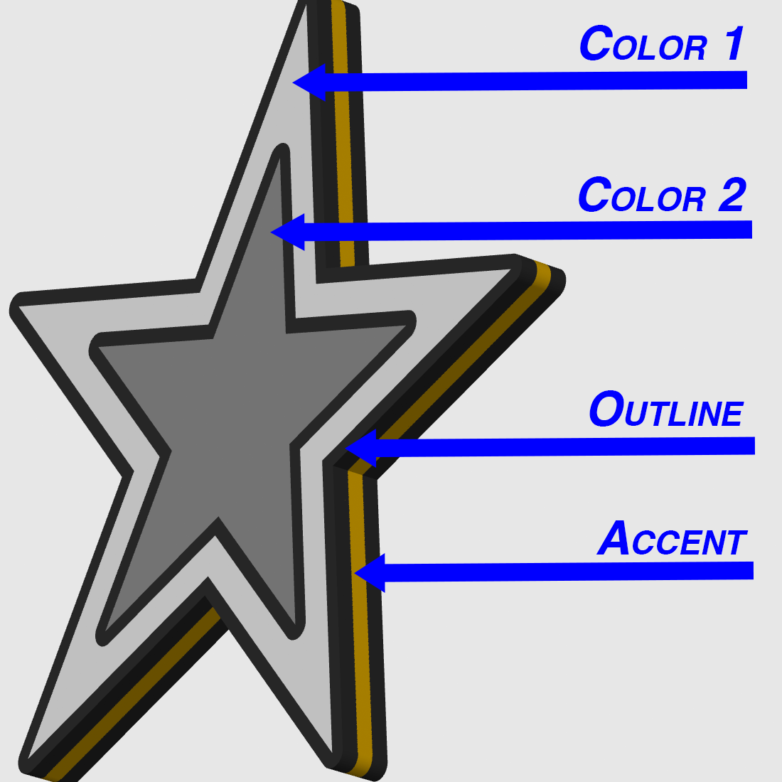 Star Keychain