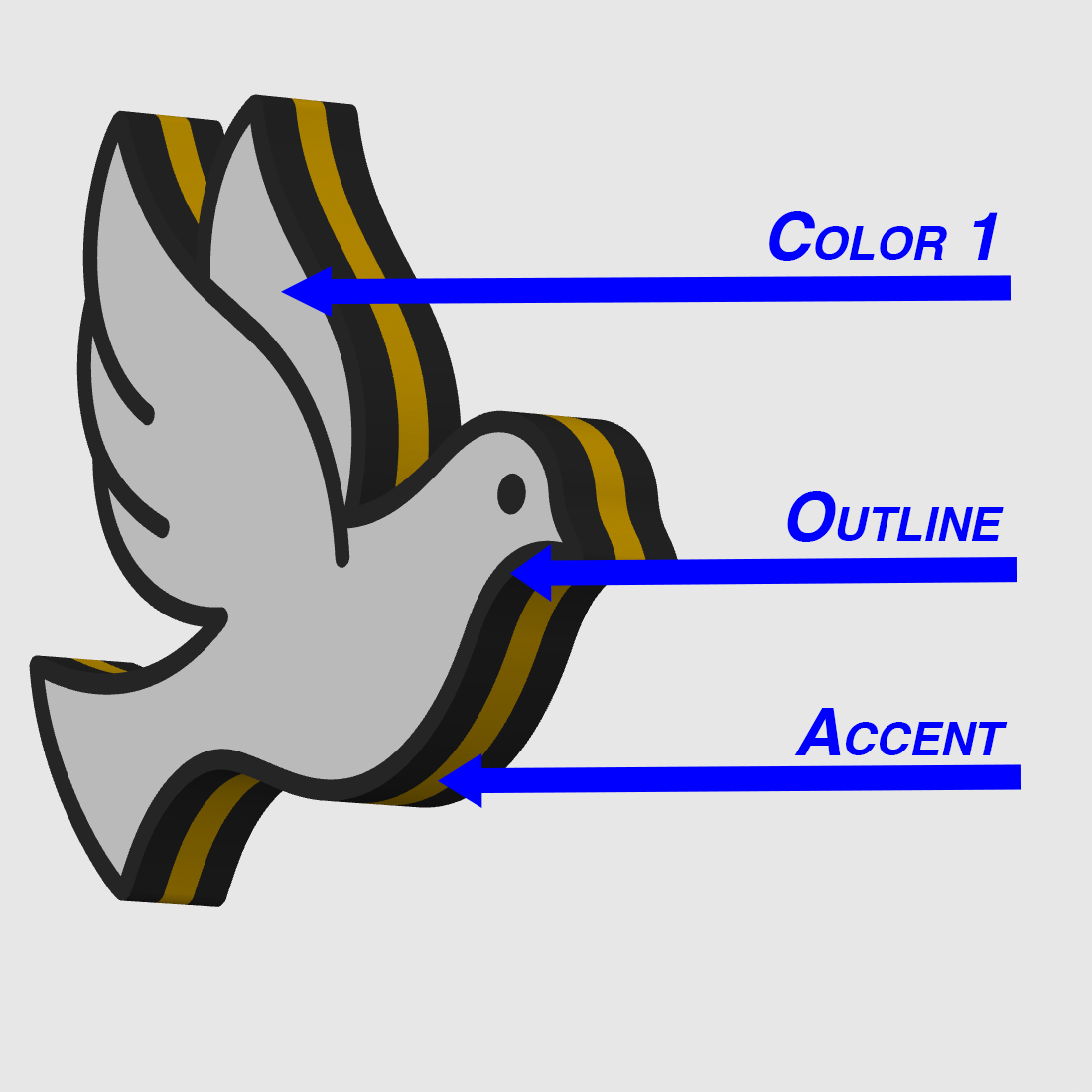 Dove Magnet