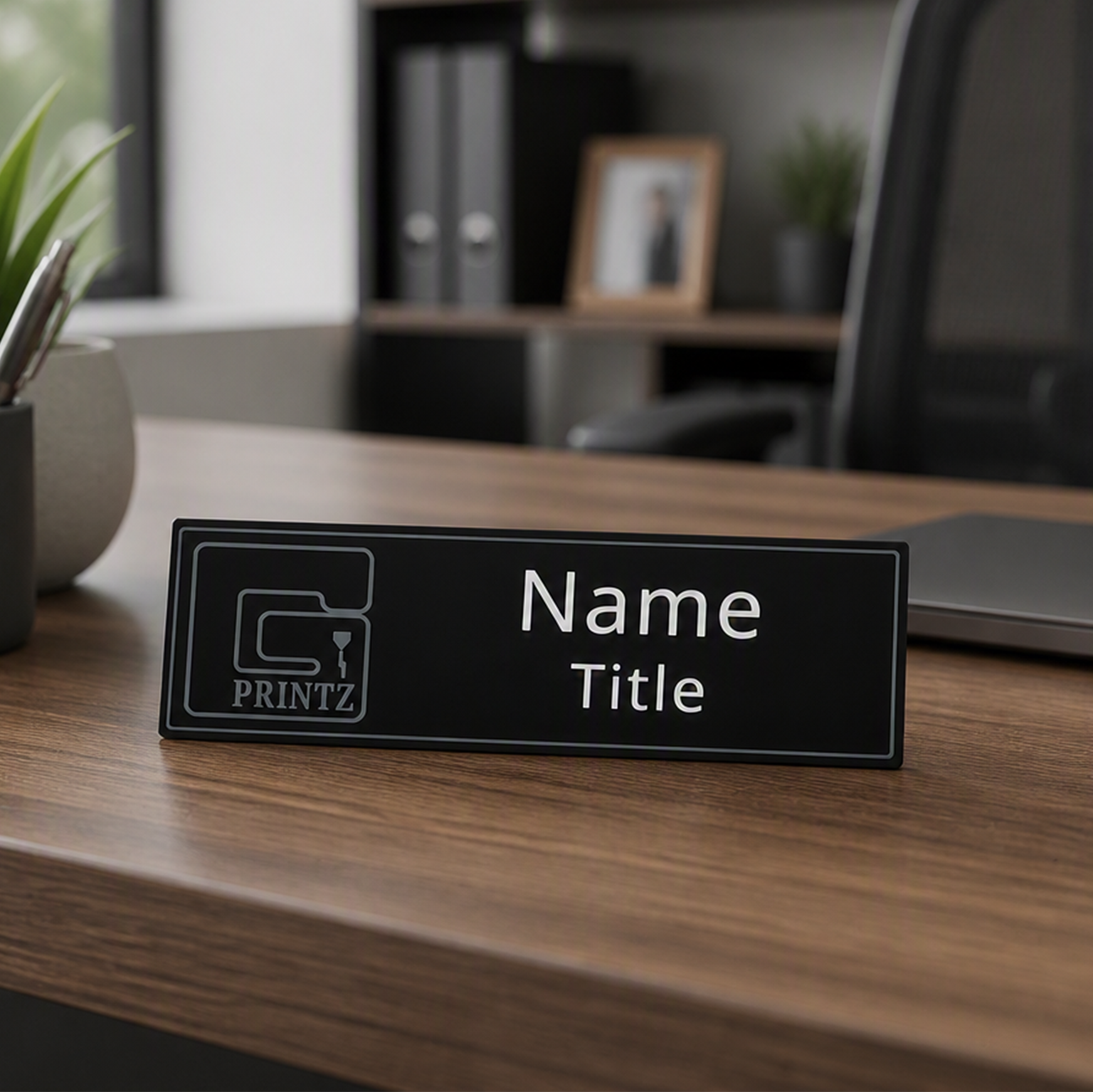 Custom Logo Name Plate